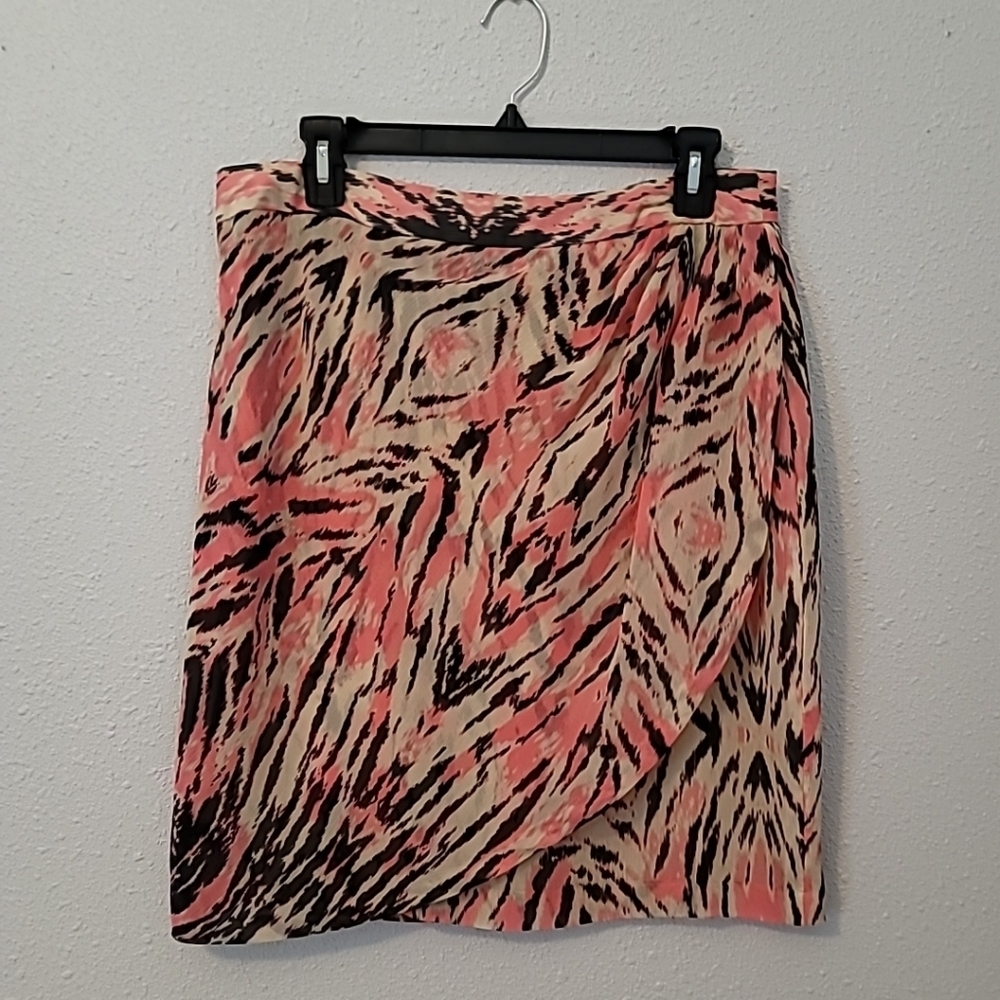 Evan Picone Animal Print Skirt  10P~30" W x 20" L Lined NWT